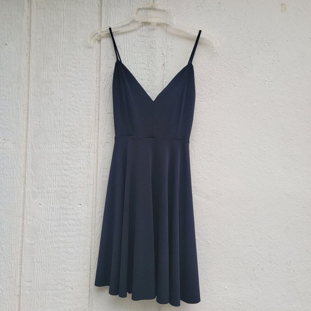 kimchi blue strappy black dress sz xs
